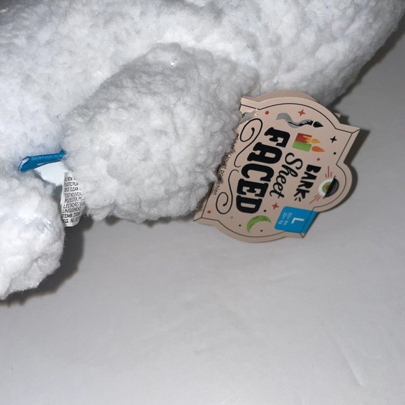 Bark Box Howl-o-ween Party Sheet Faced Ghost w/beer Squeaky Crinkle dog Chew toy - Picture 3 of 12